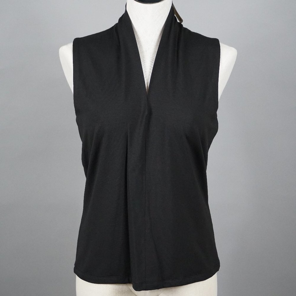 Talbot Black Stretch Sleeveless Tank Top